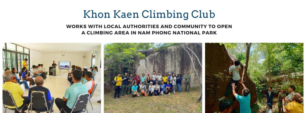 Khon Kaen Climbing Club working with local authorities and the community